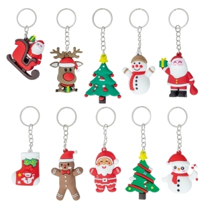 Llavero Navideño de Aluminio